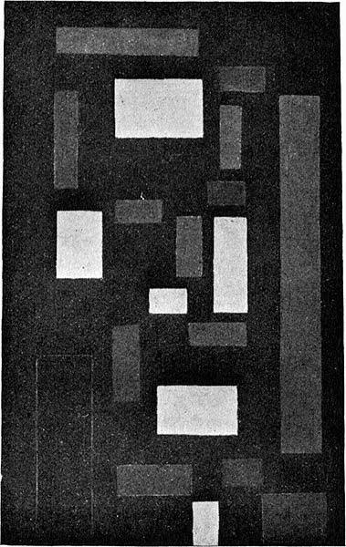 Theo van Doesburg Composition VI (on black fond).